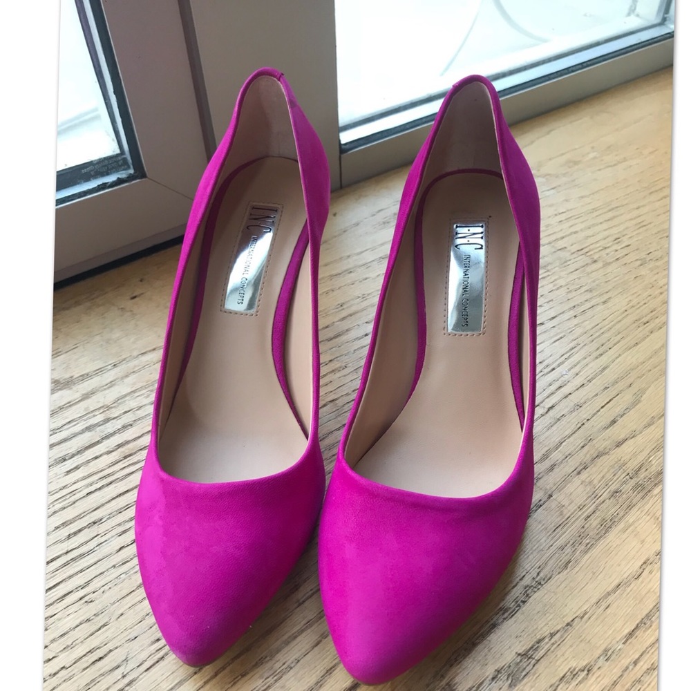 INC International Concepts Fuchsia Heels